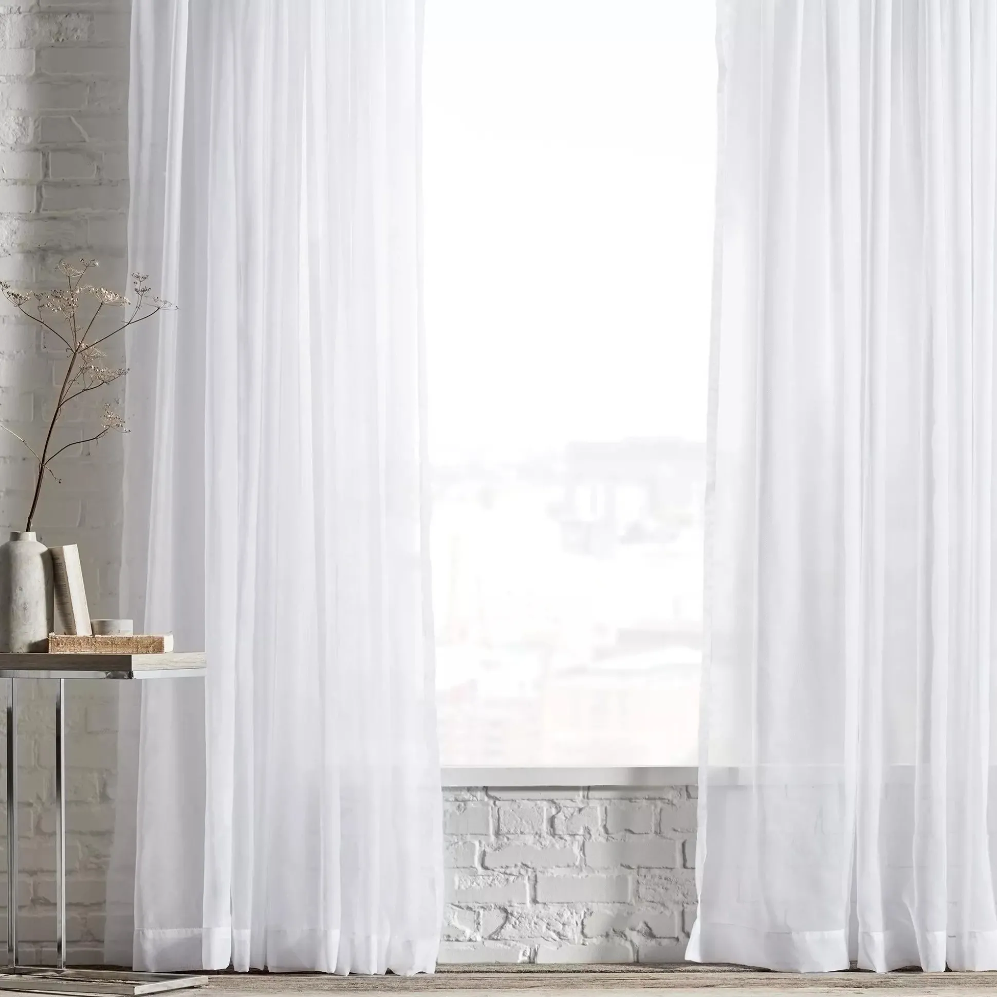 Rod Pocket Sheer Curtain
