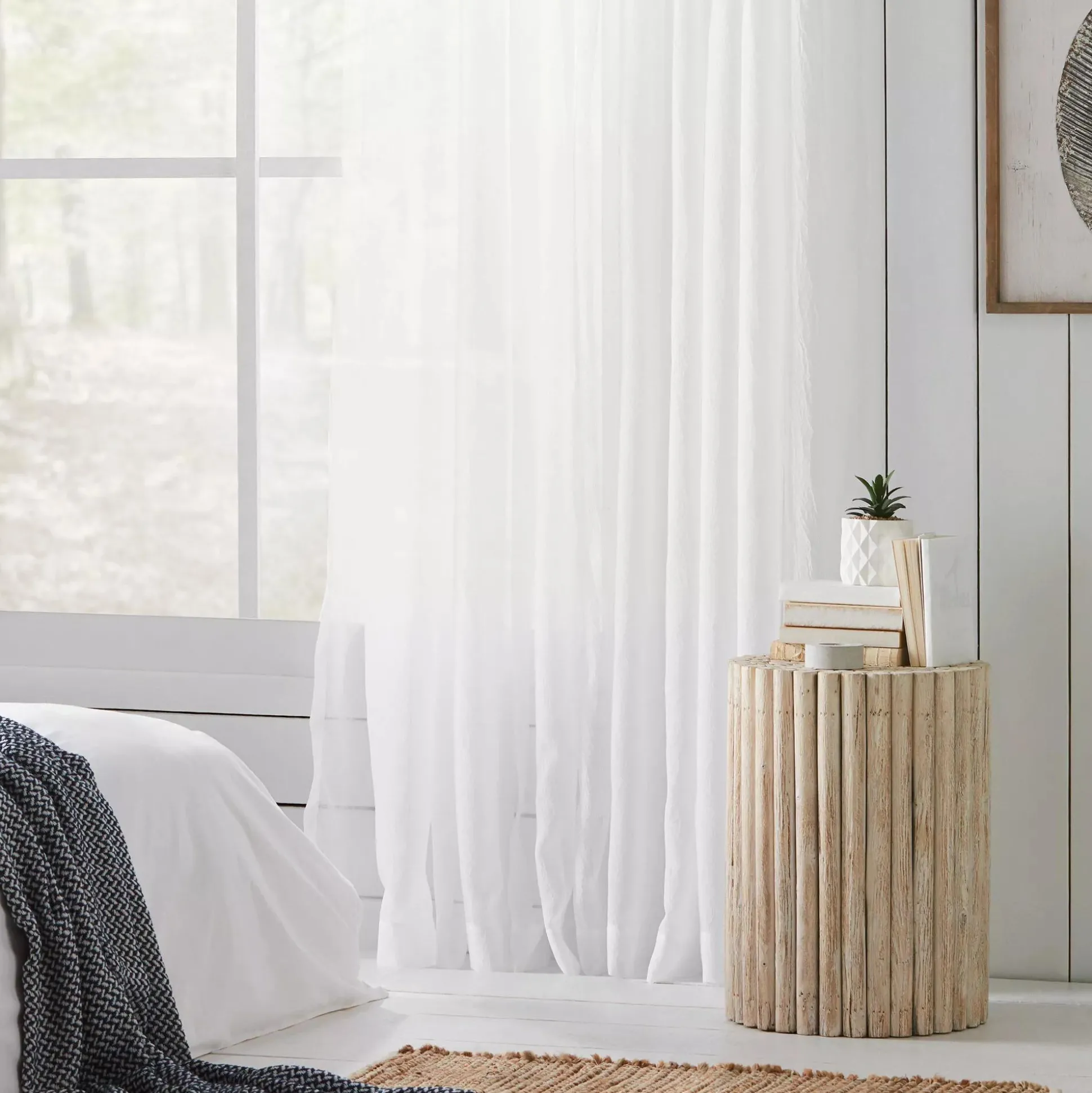 Rod Pocket Sheer Curtain