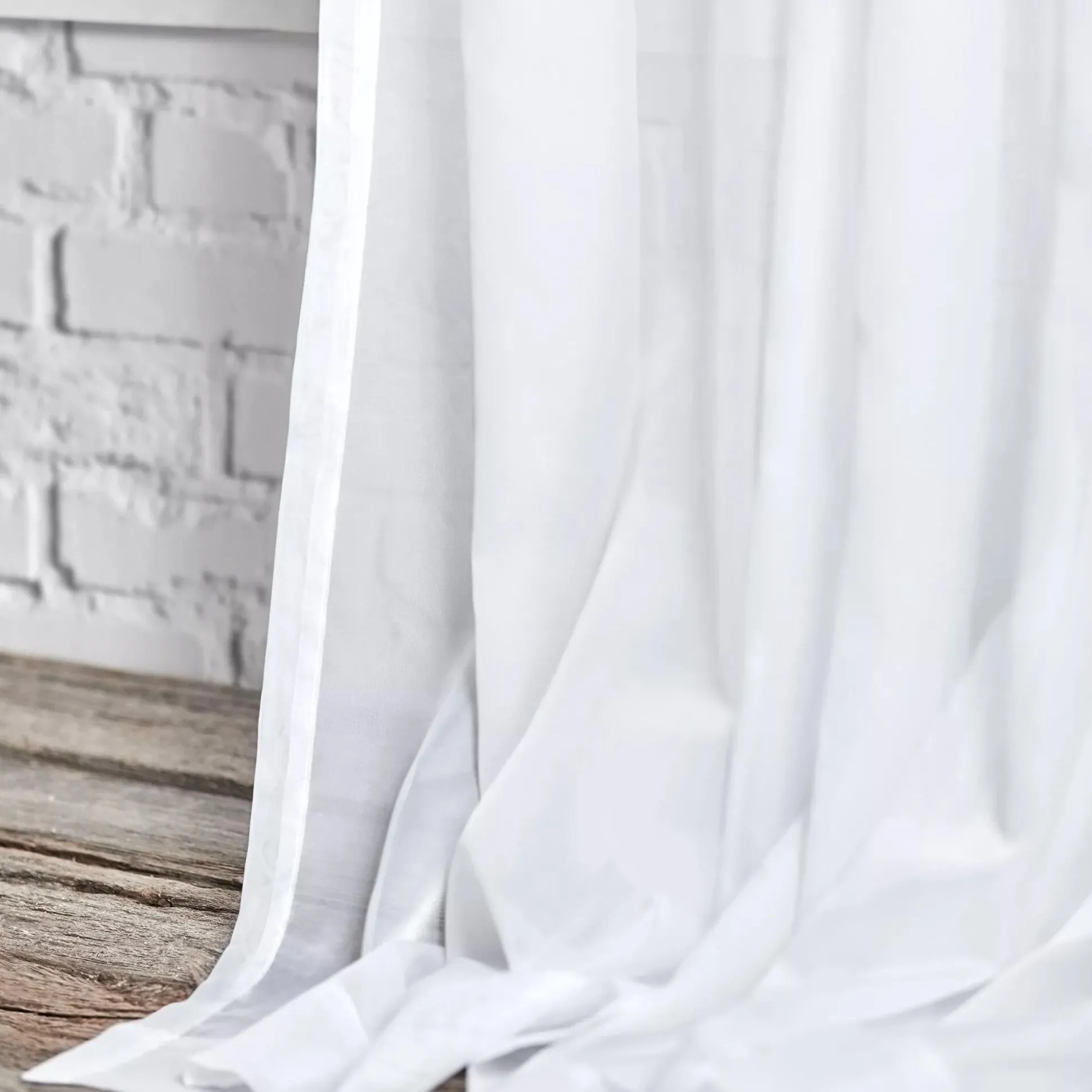 Rod Pocket Sheer Curtain