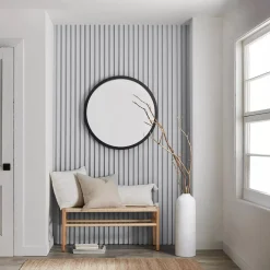 Round Framed Mirror
