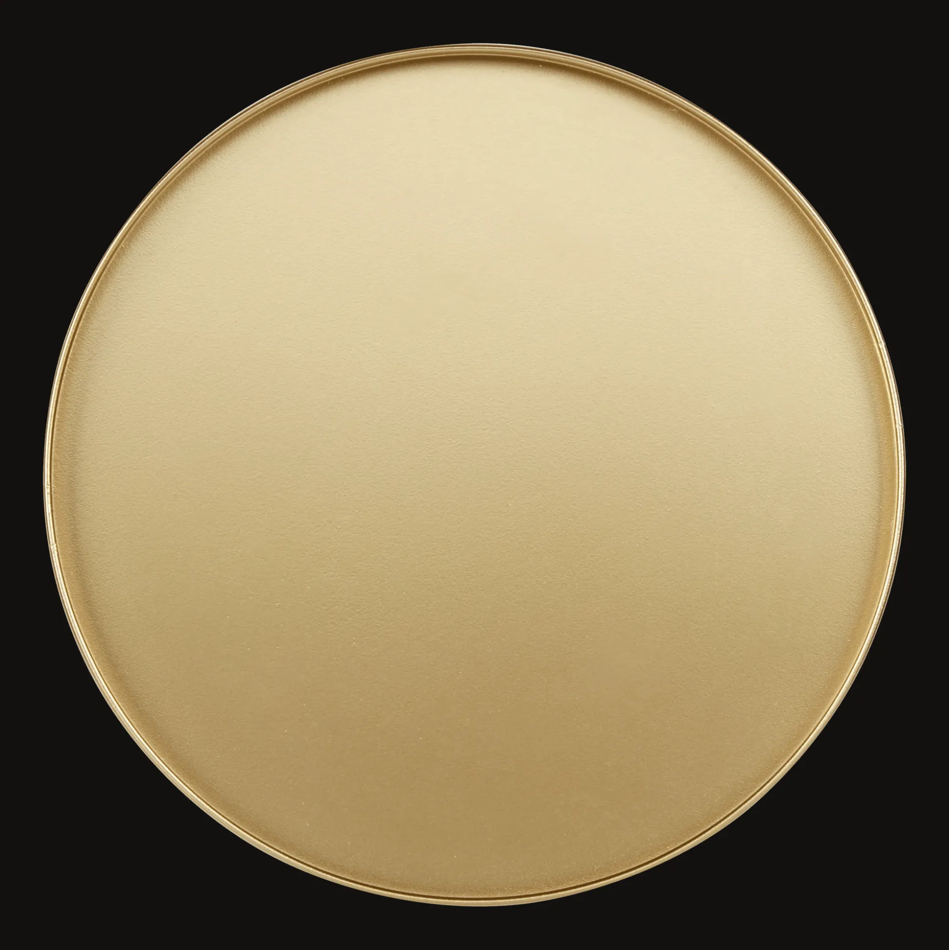 Round Gold Serving Tray