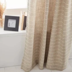 Saara Beige Back-Tab Curtain