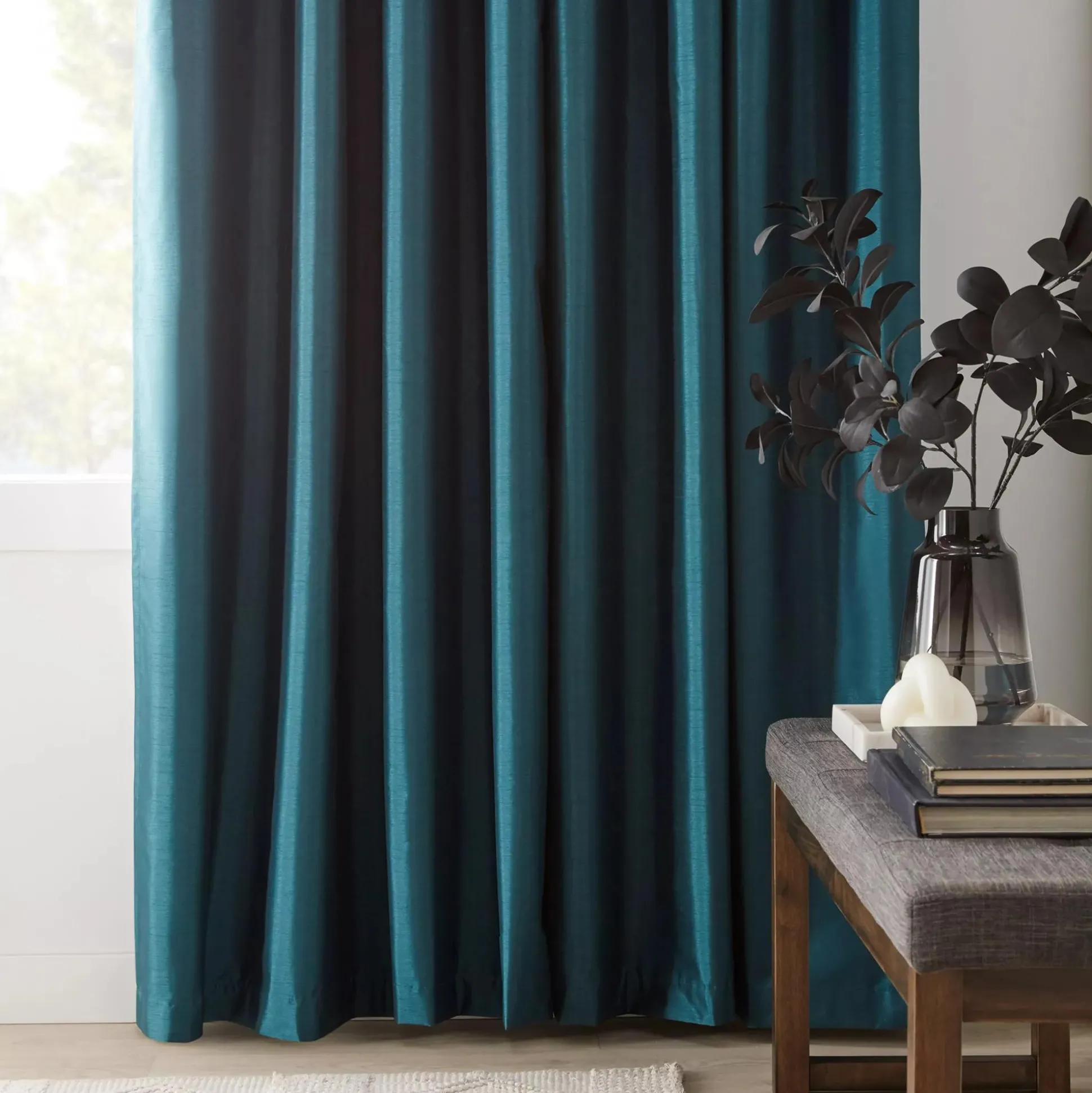 Teal Pegaze Blackout Curtain
