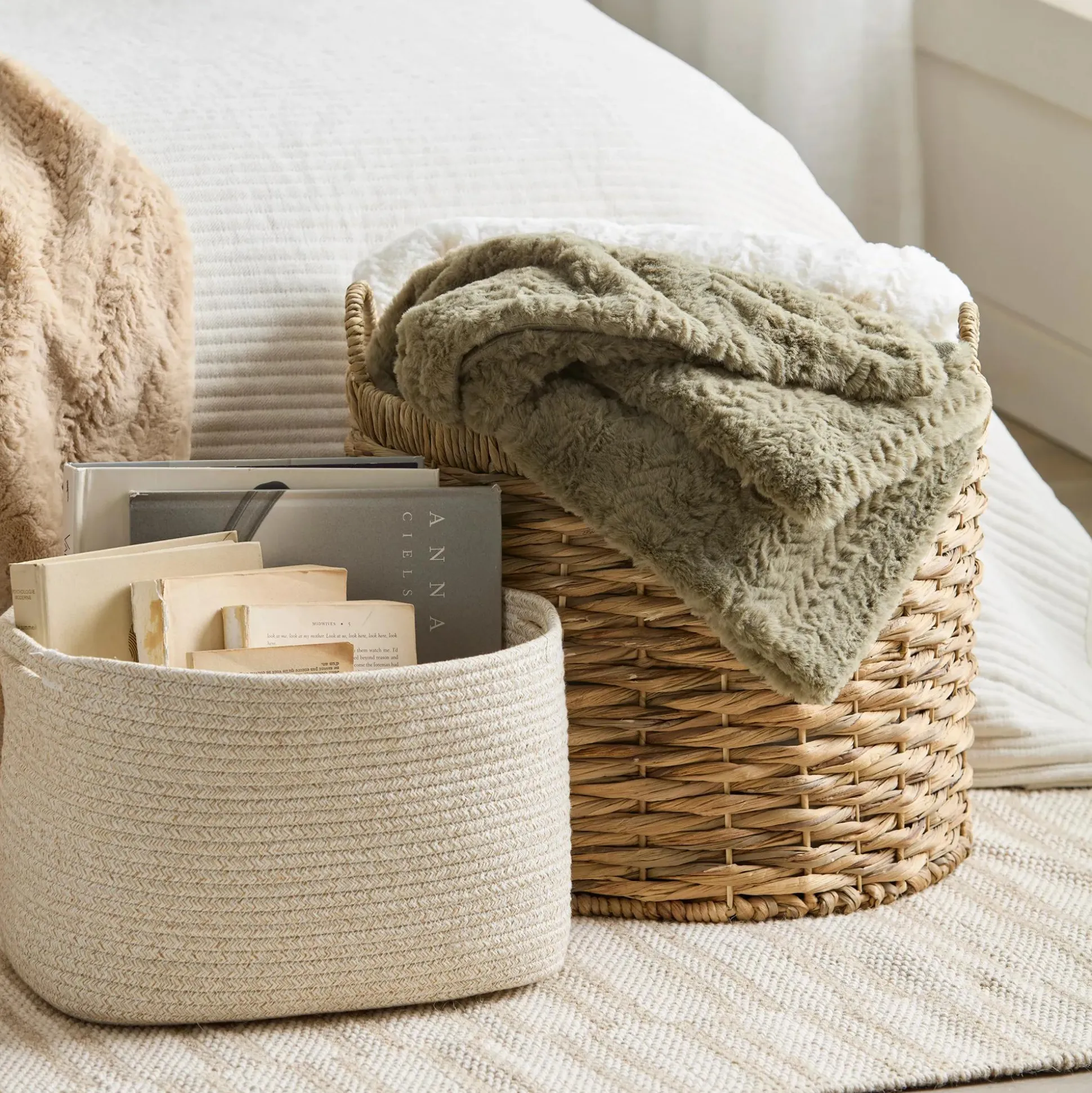 2-Tone Storage Basket