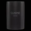 Typography Black Utensils Jar
