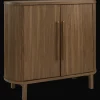 Walnut Veneer Buffet With Two Doors