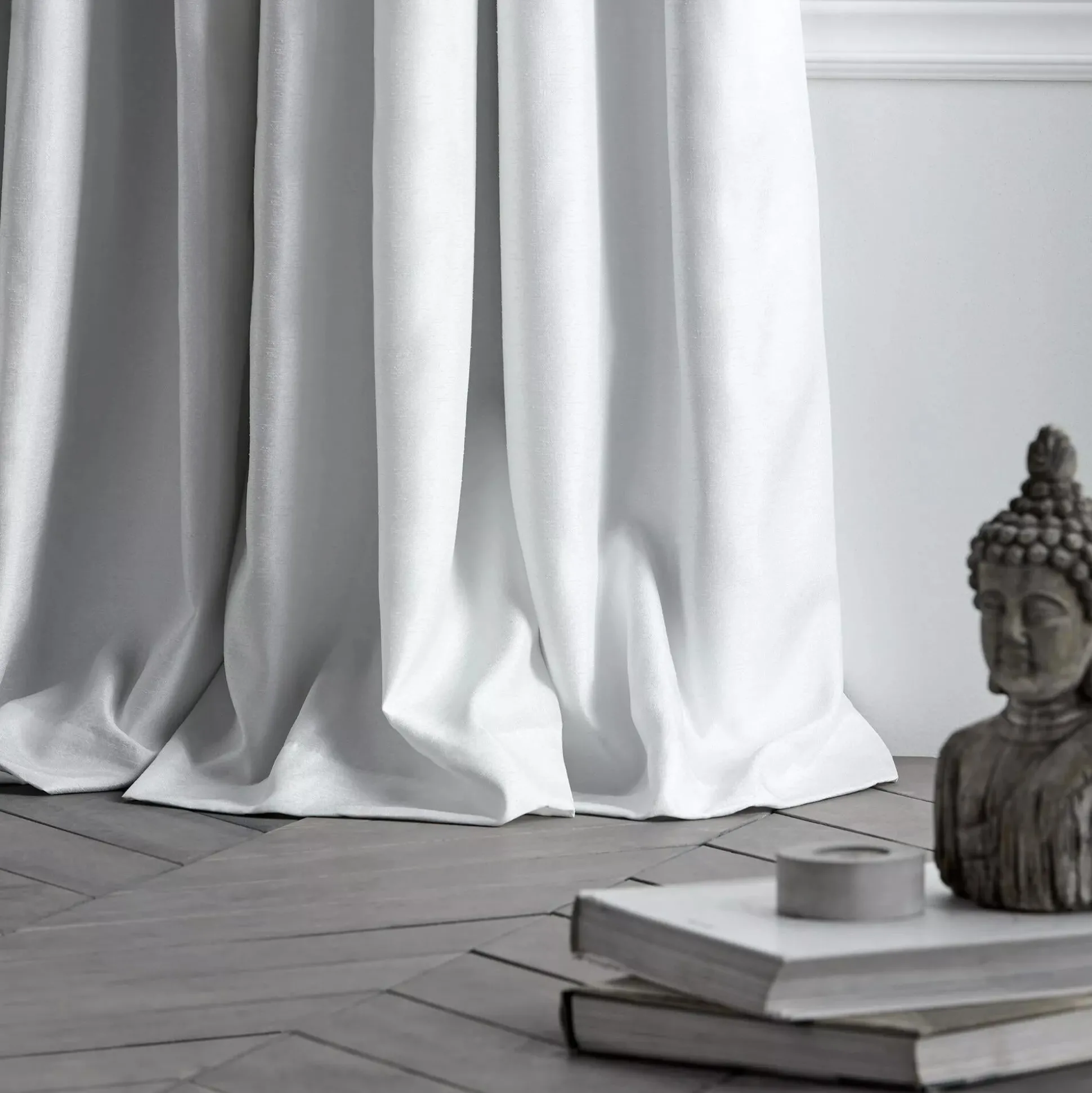 White Empire Blackout Curtain