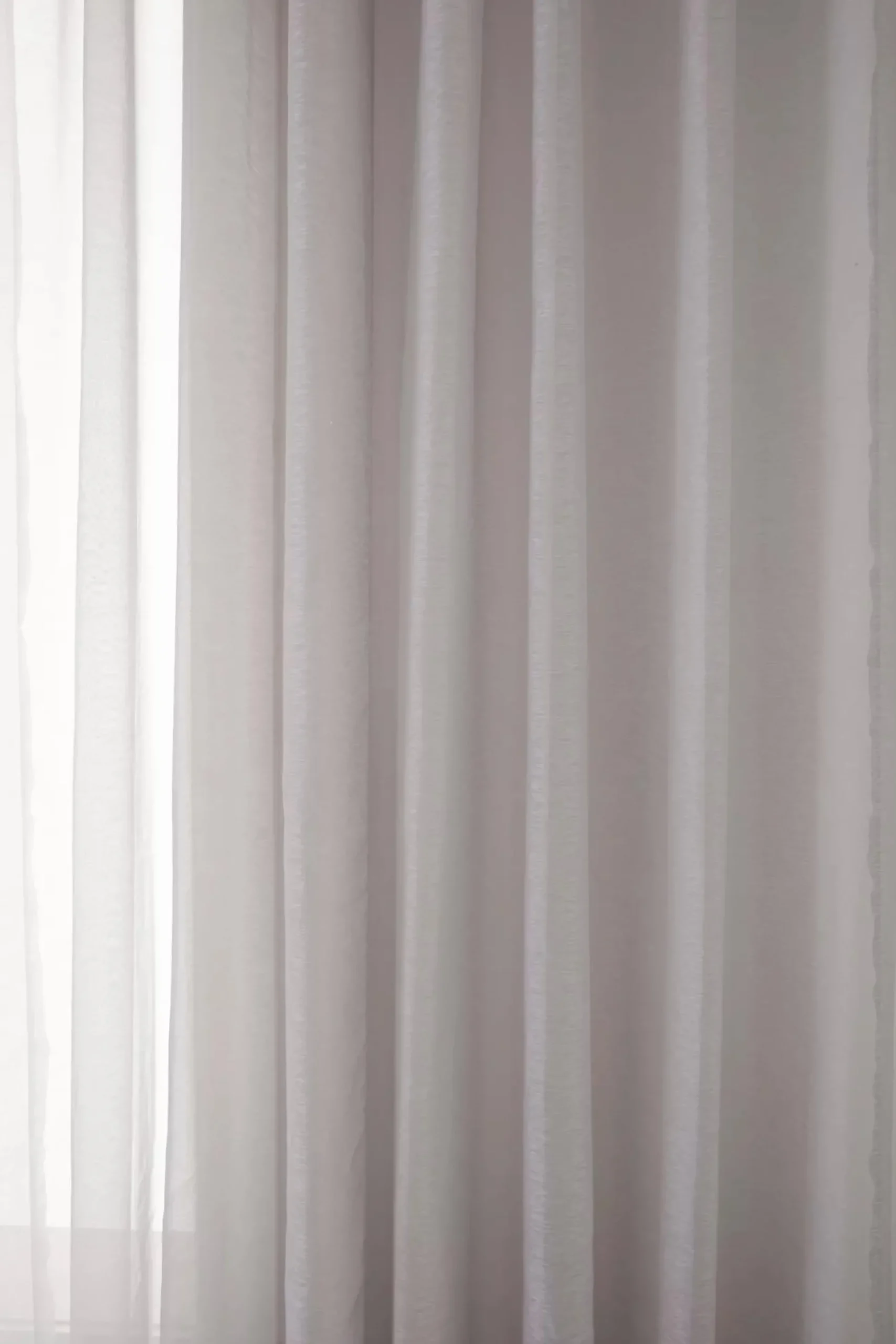 White Kacha Sheer Curtain