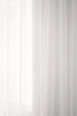 White Kacha Sheer Curtain