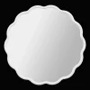 White Scalloped Mirror