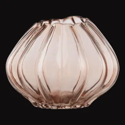 Wide Ribbed Vase