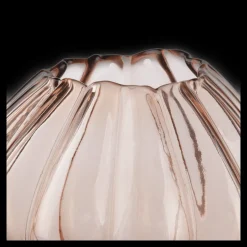 Wide Ribbed Vase
