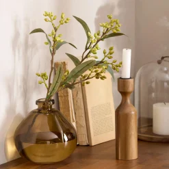 Wood Candle Holder